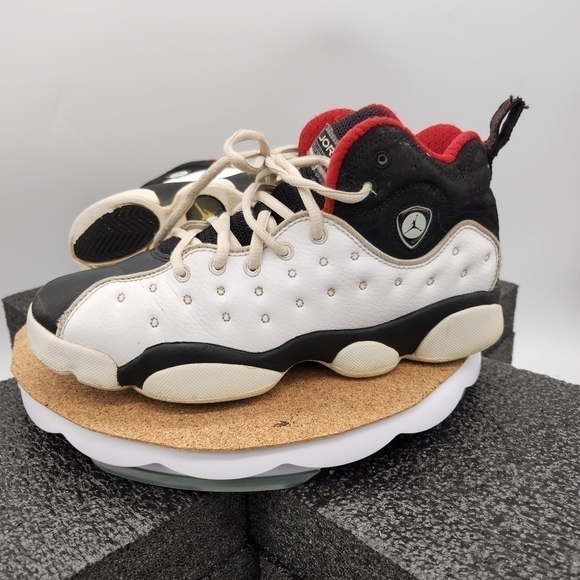 JORDAN JUMPMAN TEAM II BG SIZE 6.5 YOUTH 8 WOMEN SHOES 820273 101 - Picture 8 of 13